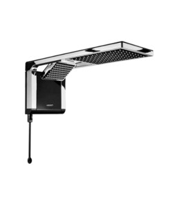 Chuveiro Elétrico Acqua Duo Eletrônico Ultra Preto/Cromado 220V/7800W Lorenzetti