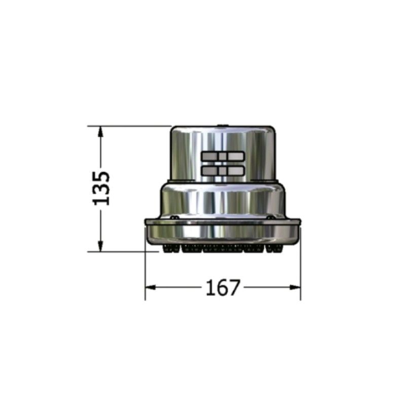 Chuveiro Elétrico Tradição Multitemperatura Cromado 220V/6400W Lorenzetti