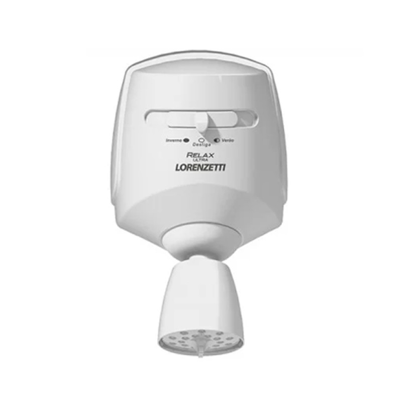 Chuveiro Elétrico Relax Branco 220V/5500W Lorenzetti