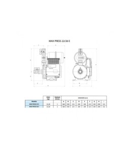 Pressurizador Rowa MAX PRESS 26E - 220V