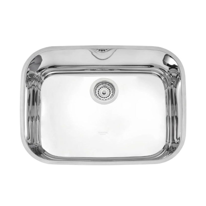 Cuba Embutir Lavínia 48 BL em Aço Inox Alto Brilho 48x34 cm 94027202