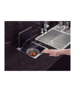 Lixeira de Embutir Next com Sensor em Aço Inox com Balde Plástico Tramontina 5L 94518305