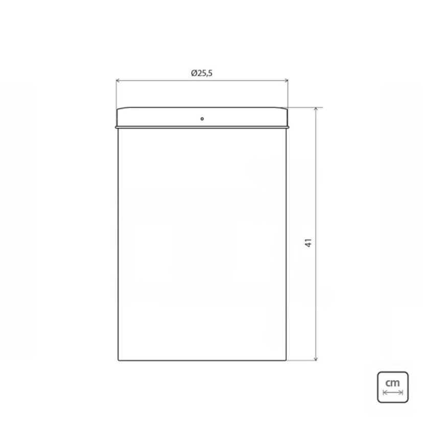 Lixeira Inox Swing 20L Scotch Brite Tramontina 94542120