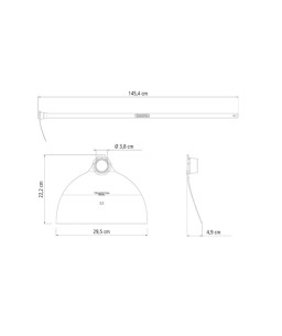 Enxada Larga 2.5 em Aço com Cabo de Madeira 145 cm Tramontina 77214754