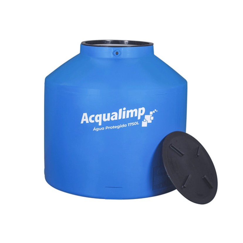 Caixa D'Água Polietileno 1750L Água protegida Acqualimp