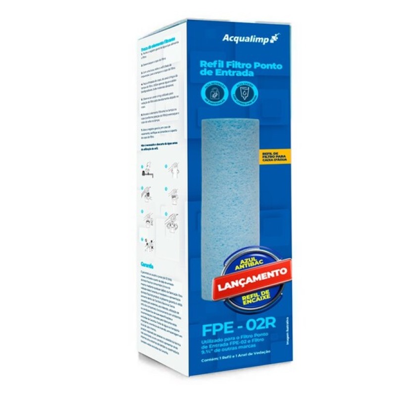 Refil Filtro para Ponto de Entrada FPE-02R Acqualimp 300157