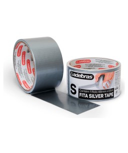 Fita Silver Tape Adelbras 48mm x 50m 