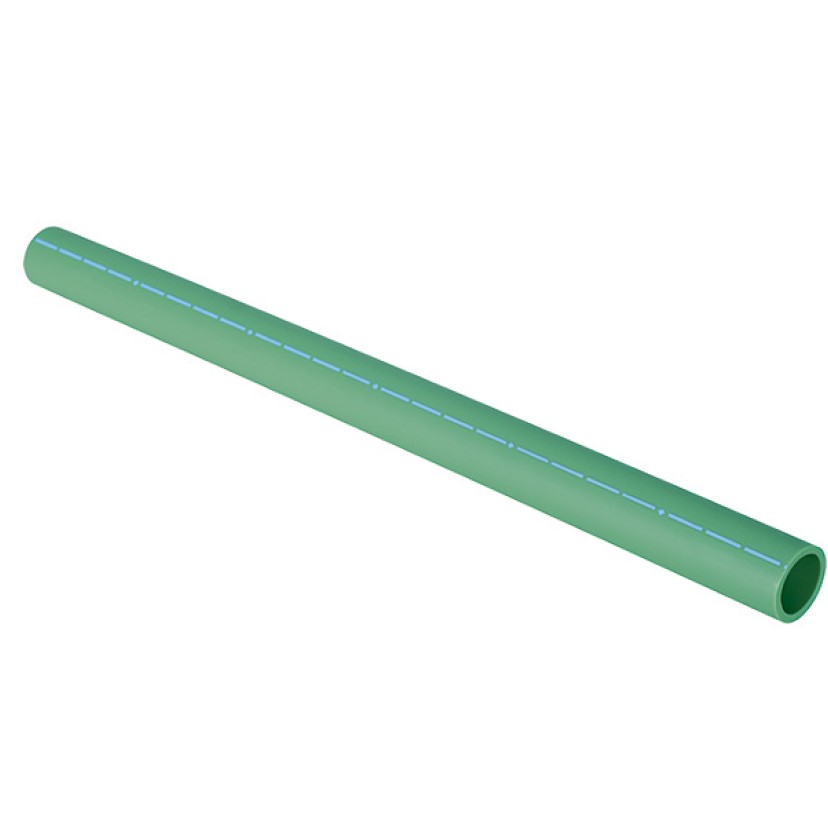 Tubo Amanco PPR Pn12 3m Dn 63 Água Quente Verde 17716