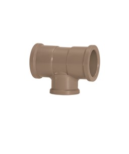 Tê Redução PVC Soldável 110mm x 75mm para Água Fria 