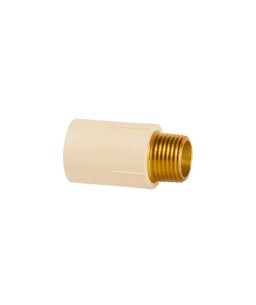 Conector Transição Macho Metálico Dn 22 X 1/2 Água Quente Agua Quente Super CPVC 20238