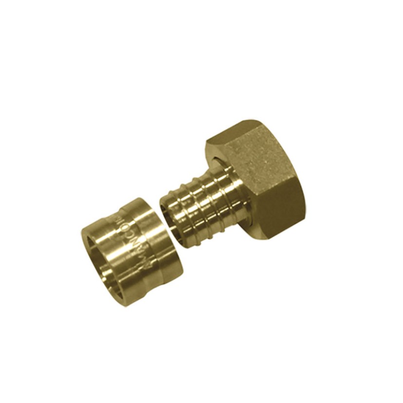 Conector Fixo F/M Metálico Dn16 X 1/2 PEX 97500