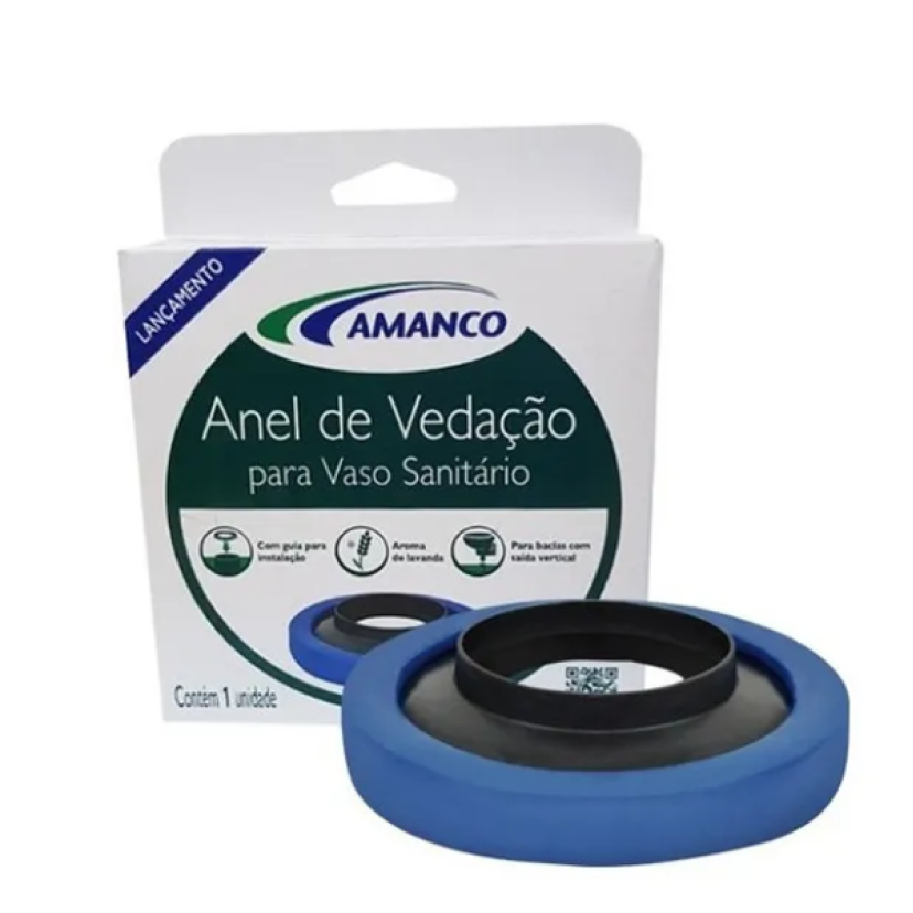 Anel De Vedação para Bacia com Guia Amanco