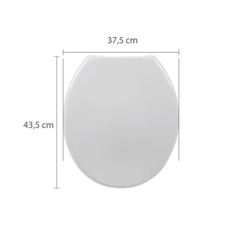Assento Sanitário com Abertura Frontal Branco TPJU*BR1 Astra