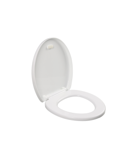 Assento Sanitário PP Atlas Fechamento Suave Oval - AT4063-2