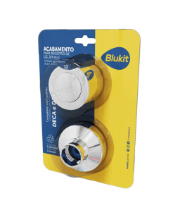 Acabamento ABS Cromado C40 Blukit Padrão Deca/Docol 1/2, 3/4 e 1" 091101-212