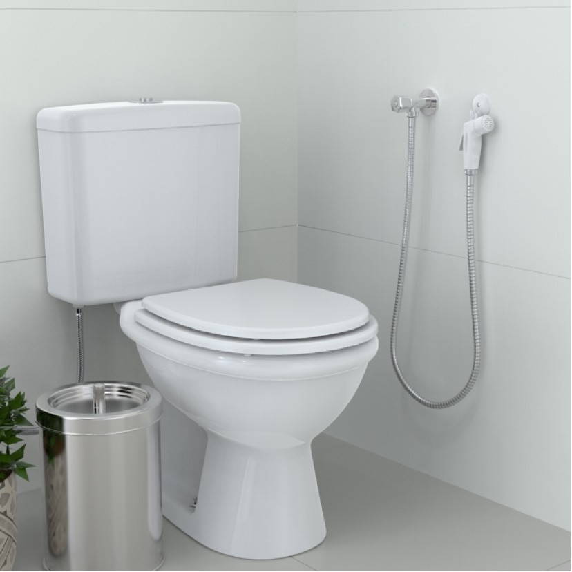 Ligação Flexivel em Aço inox 1,20m para Duchas Higiênicas Blukit