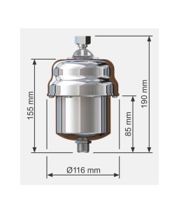 Aquecedor Elétrico Individual Inox 5T 220V - AQ014/2 Cardal