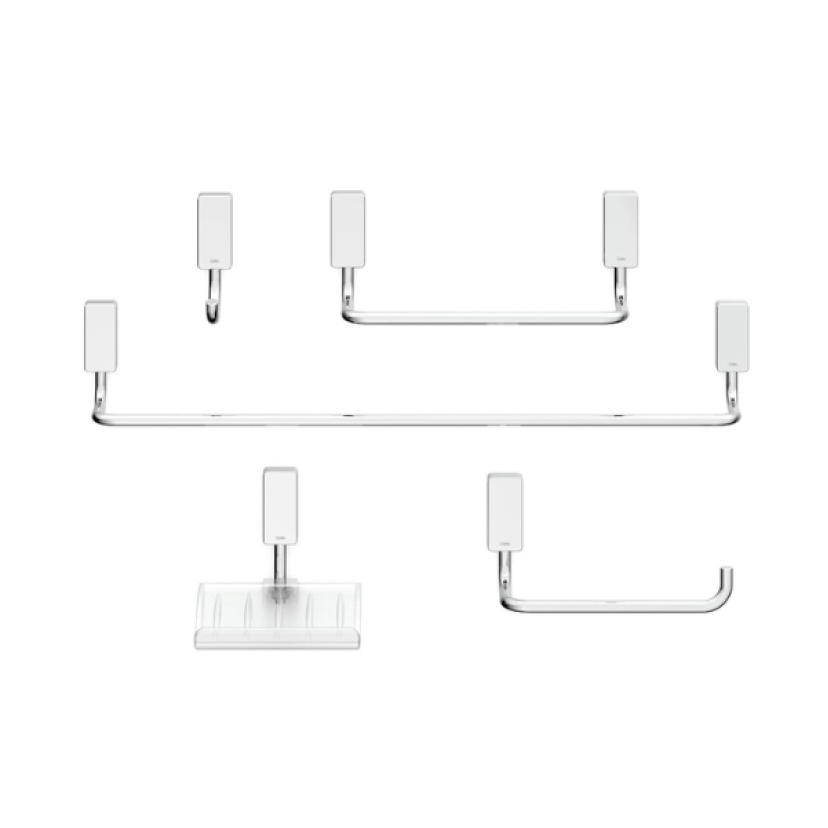 Kit Acessorios 5 Peças Celite One Cromado B5001E6CR0
