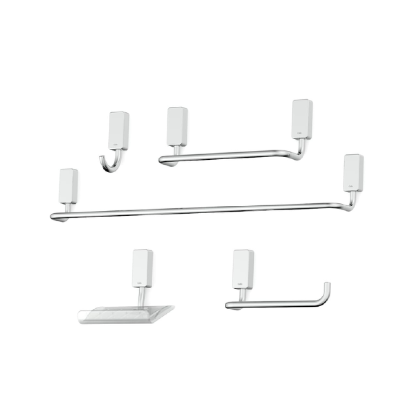 Kit Acessorios 5 Peças Celite One Cromado B5001E6CR0