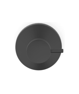Acabamento De Registro Base Reforma 1.1/4 E 1.1/2 Basic Preto Matte B5060C7R0B
