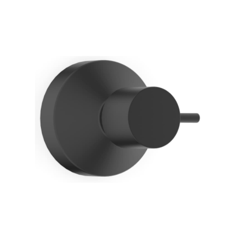 Acabamento De Registro Base Reforma 1.1/4 E 1.1/2 Basic Preto Matte B5060C7R0B