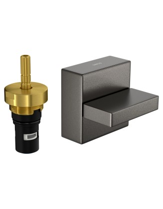 Acabamento Registro Pressao 1/2 E 3/4 Deca Dream Dark Antracite/Grafite 4916.GF87.PQ.MT