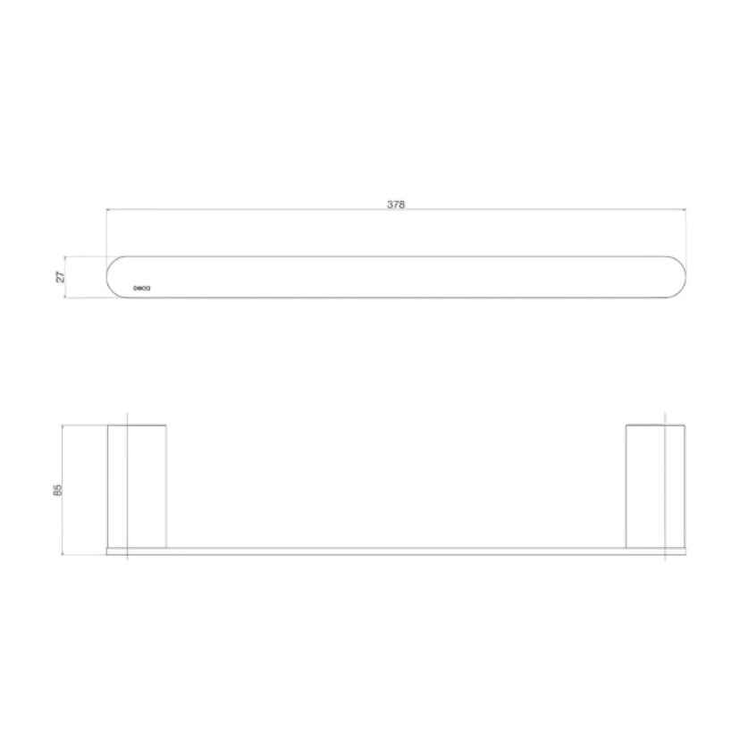 Porta Toalha 30Cm Versa Cromado Deca 2040.C31.030