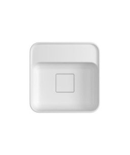 Cuba Quadrada Apoio com Mesa Deca 30cm Branco Slim - L.11030.M.17