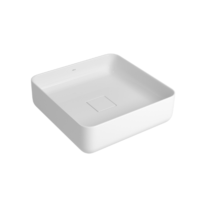 Cuba Quadrada de Apoio Deca 40cm Branco Slim - L.11040.17