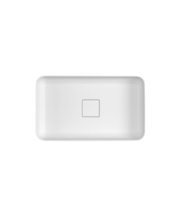 Cuba Retangular Apoio Deca 50cm Branco Slim - L.13050.17