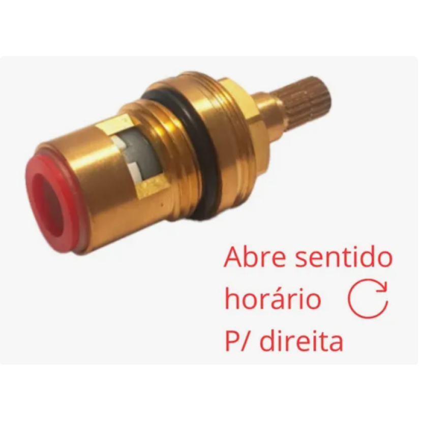 Reparo MVC (Mecanismo Vedação Cerâmico) Lado Direito Misturador e Torneira Deca Fast/Link