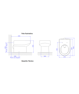Bacia Convencional Deca Carrara Ébano Fosco P.60.94