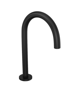 Bica Baixa Redonda de Mesa para Lavatório Tam. Pequeno Black Matte Deca You - 1790.BL104.MT