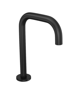 Bica Baixa Quadrada de Mesa para Lavatório Tam. Pequeno Black Matte Deca You - 1790.BL105.MT