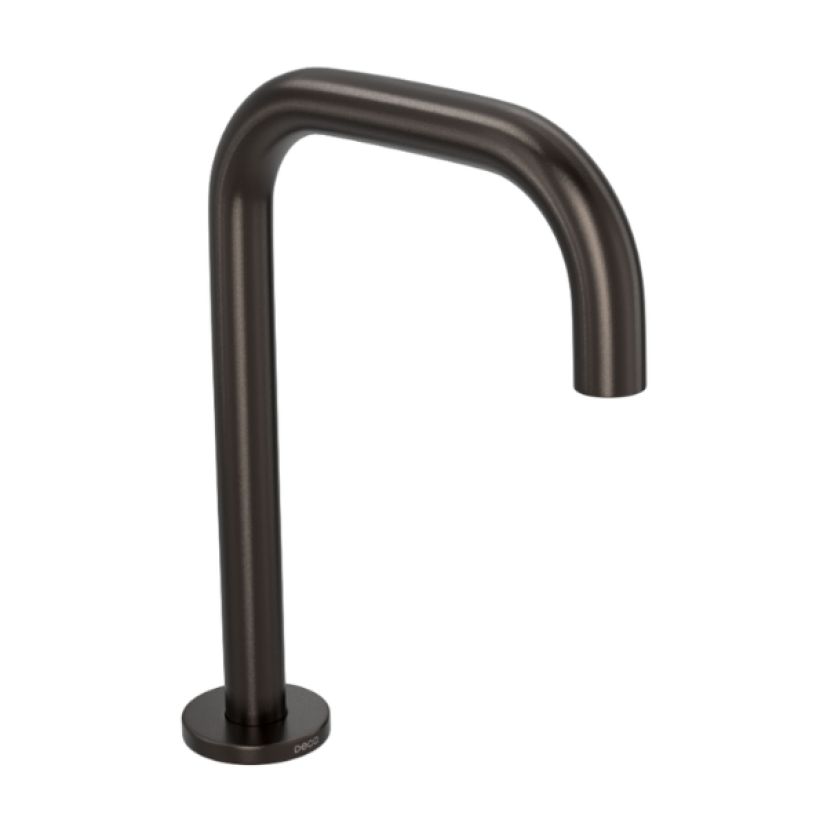 Bica Baixa Quadrada de Mesa para Lavatório Tam. Pequeno Brown Matte Deca You - 1790.MR105.MT