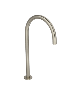 Bica Alta Redonda de Mesa para Lavatório Tam. Grande Inox Deca You - 1792.INX104