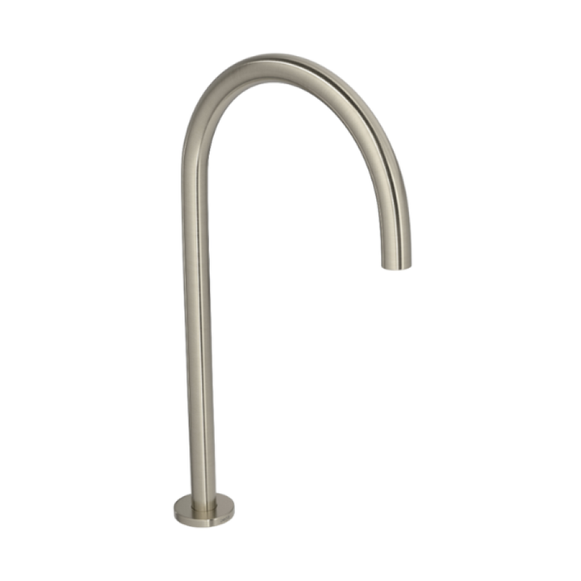 Bica Alta Redonda de Mesa para Lavatório Tam. Grande Inox Deca You - 1792.INX104