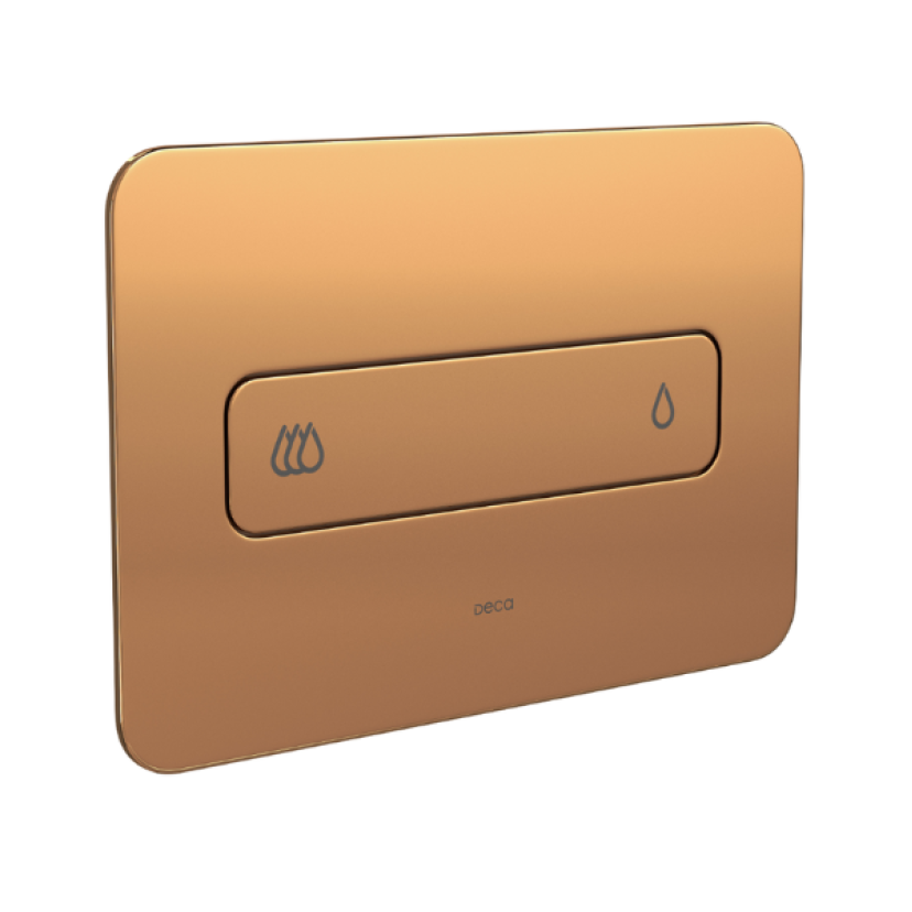 Acabamento Para Caixa de Descarga Embutida Mecânica Deca You Red Gold 4900.GL01.RD