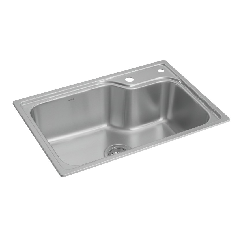 Cuba de Cozinha Retangular com Deck 60x40cm Inox Deca Facile - CC.660.60.DK.INX