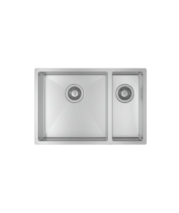 Cuba Dupla de Cozinha Retangular 60X40cm 40/18 Inox Deca Suprema - CC.660.60.DUO.INX