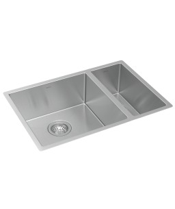 Cuba Dupla de Cozinha Retangular 60X40cm 40/18 Inox Deca Suprema - CC.660.60.DUO.INX