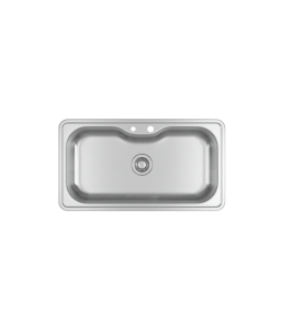 Cuba Cozinha Retangular 80X40cm com Deck Inox Deca Facile - CC.661.80.DK.INX
