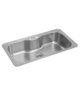 Cuba Cozinha Retangular 80X40cm com Deck Inox Deca Facile - CC.661.80.DK.INX