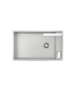 Cuba de Cozinha Retangular 70X40cm com Monocomando Inox Deca Supra Hide - CC.670.70.SUP.INX