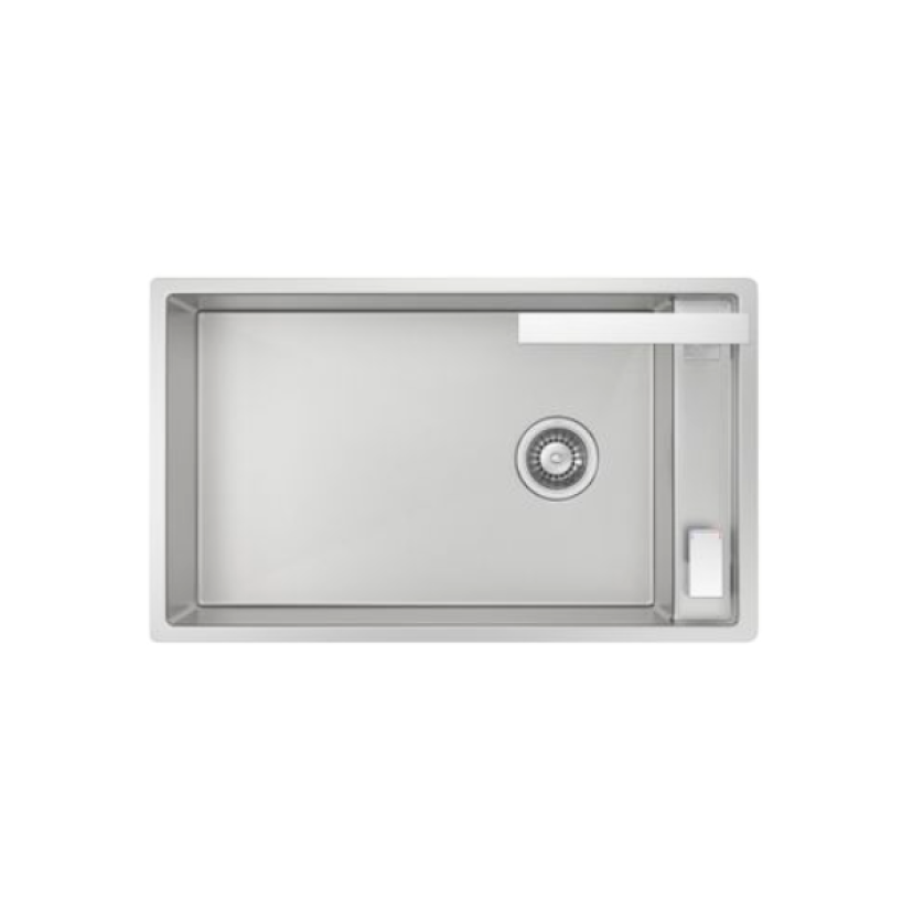 Cuba de Cozinha Retangular 70X40cm com Monocomando Inox Deca Supra Hide - CC.670.70.SUP.INX