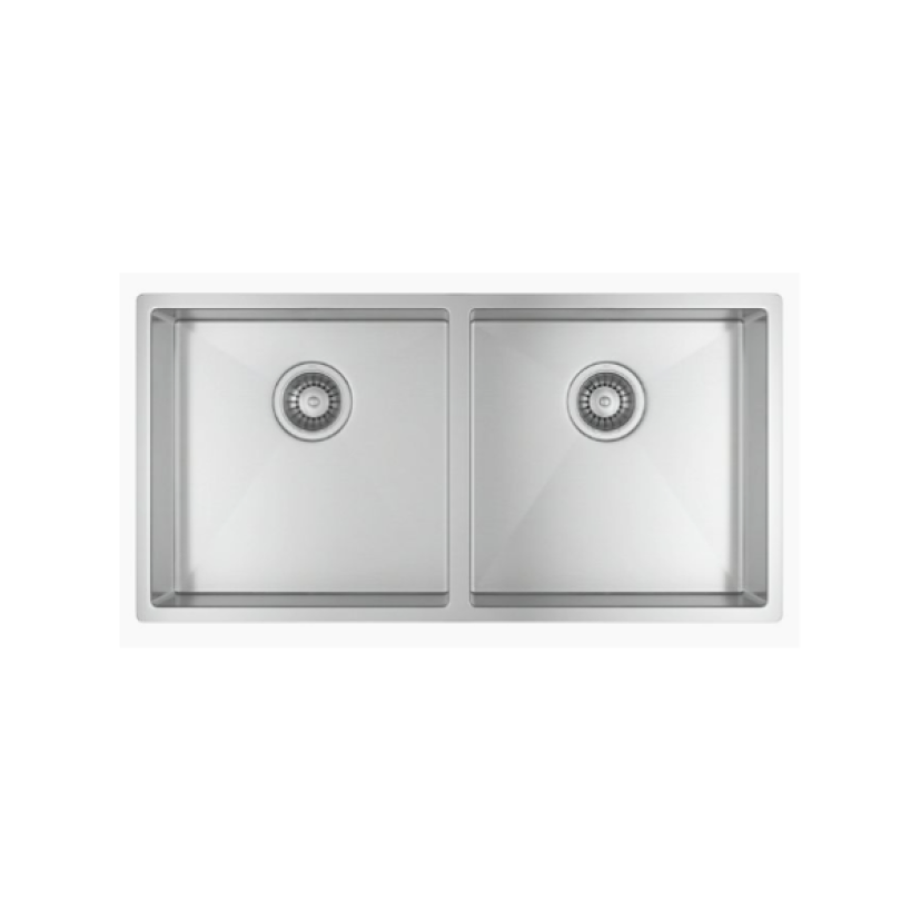 Cuba Dupla de Cozinha Retangular 80X40cm Inox Deca Suprema - CC.670.80.DUO.INX