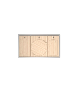 Cuba de Cozinha Retangular 90X50cm com Deck e Acessórios Inox Deca Funstation - CC.680.90.FUN.INX