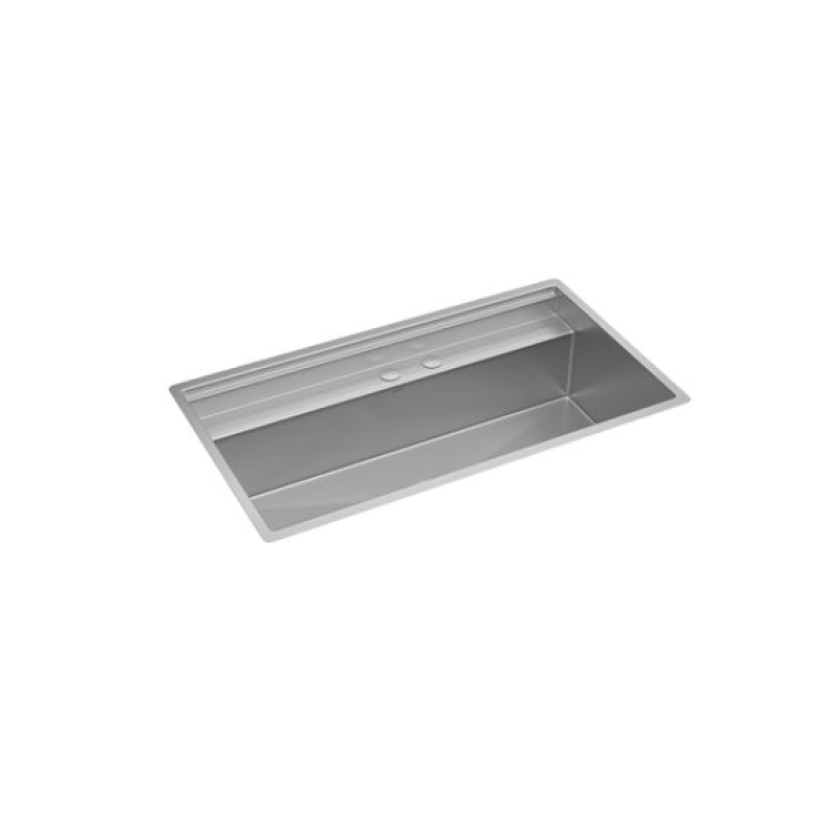 Cuba de Cozinha Retangular 90X50cm com Deck e Acessórios Inox Deca Funstation - CC.680.90.FUN.INX