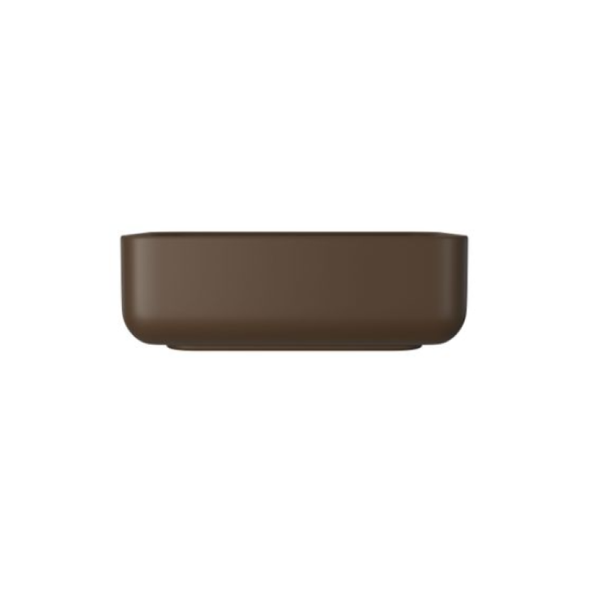 Cuba Retangular de Apoio Deca 40cm Marrom Fosco Slim - L.13040.22