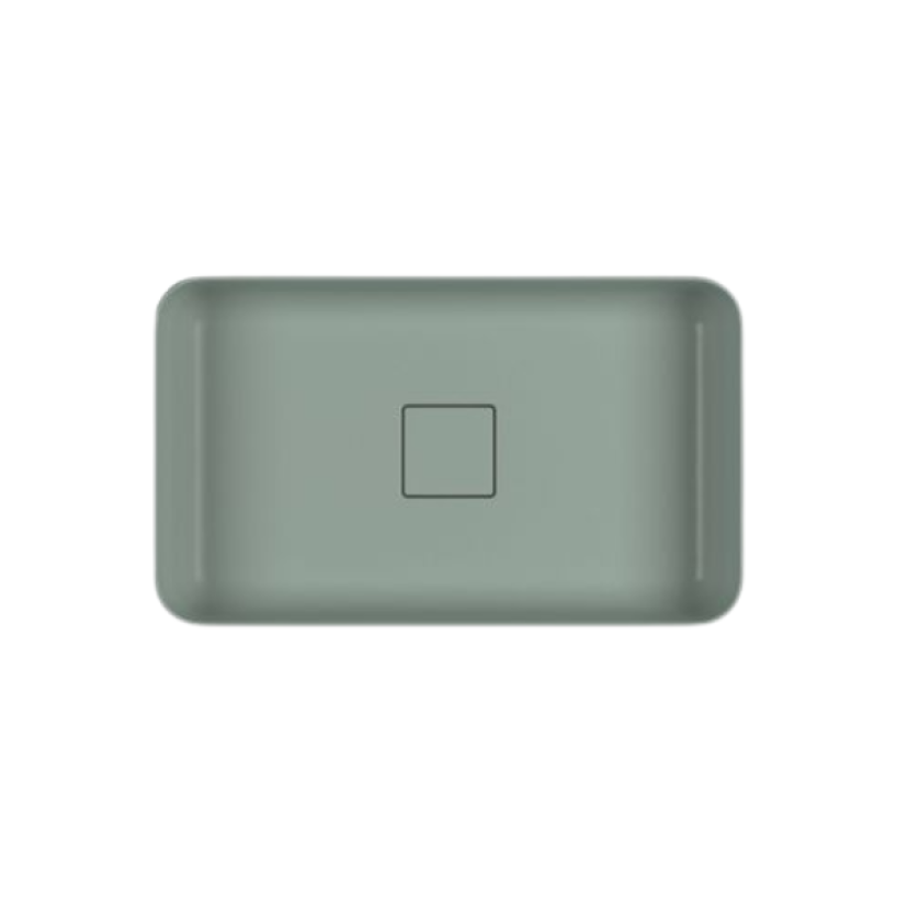 Cuba Retangular de Apoio Deca 50cm Pistache Slim - L.13050.48
